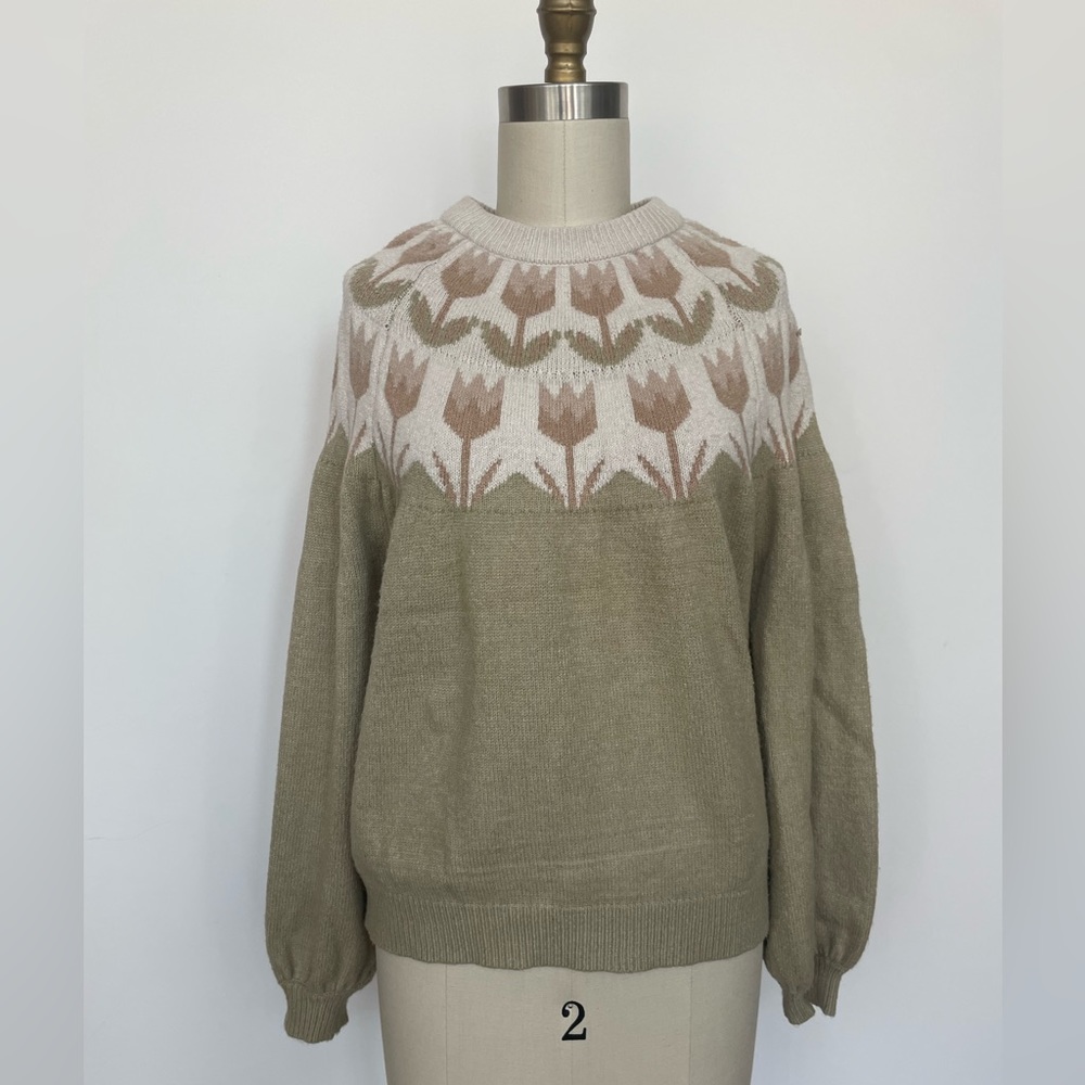 Japanese Tulip Yoke Sweater
